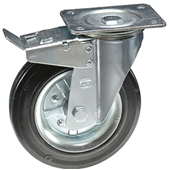 ruote con freno diametro 100 mm trabattello CERVINO SVELT