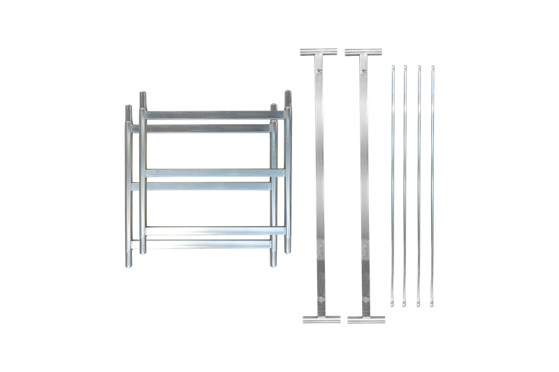 MEZZA ALZATA  COMPLETA (2 1/2 SPALLE + 2 TRAVERSE + 4 TIRANTI) Trabattello SELFIX GIERRE