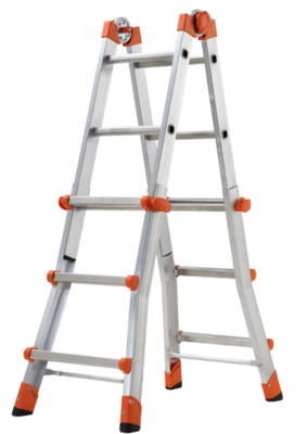 Scala alluminio multifunzione telescopica 3+3 gradini EN131 serie 5   GIERRE