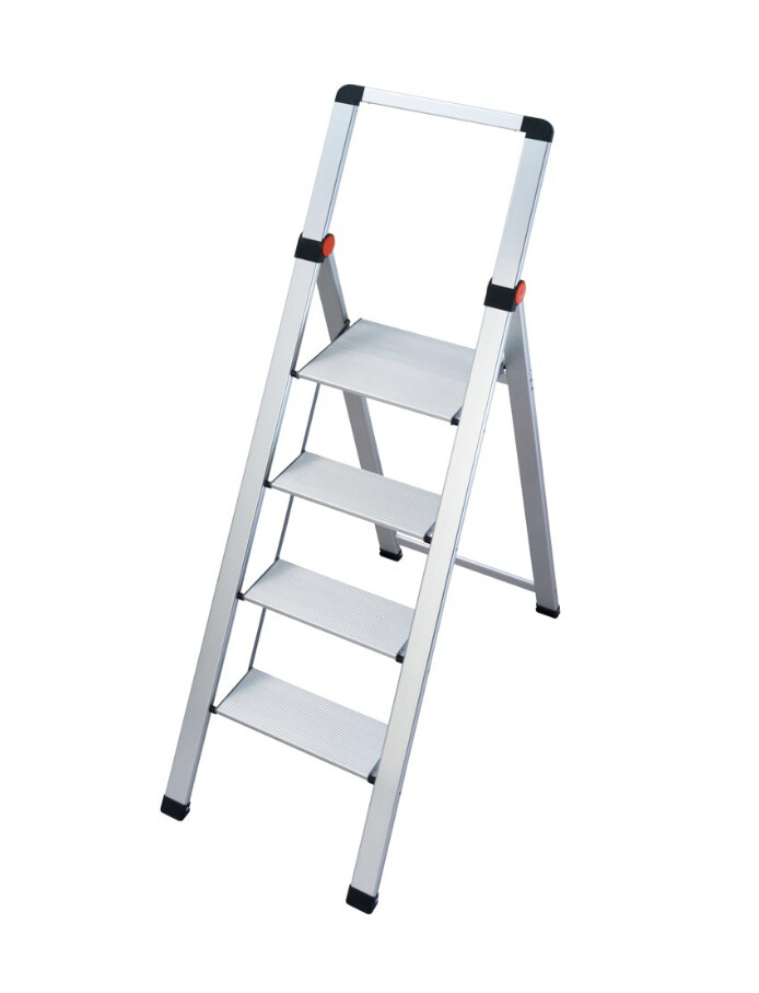 SGABELLO IN ALLUMINIO SLIMSTEP 4 GRADINI   GIERRE