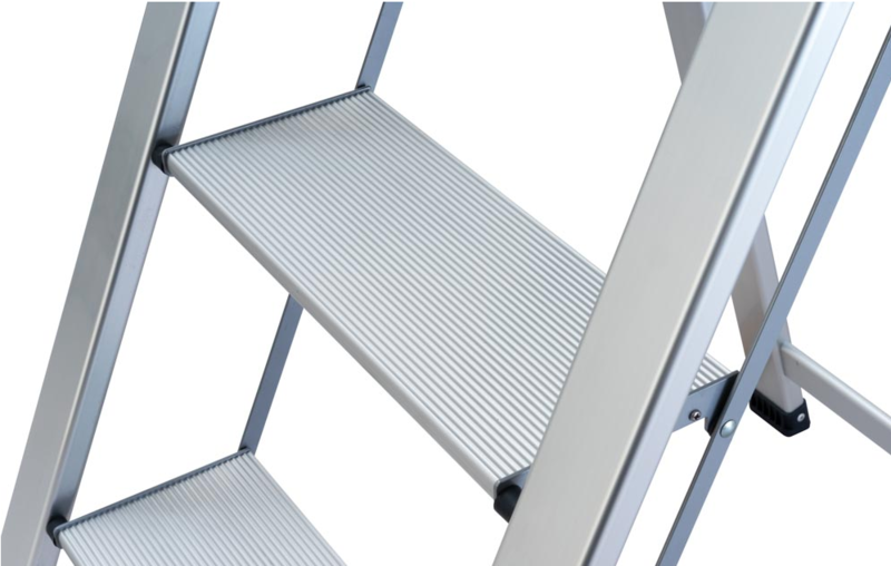 SGABELLO IN ALLUMINIO SLIMSTEP 4 GRADINI   GIERRE