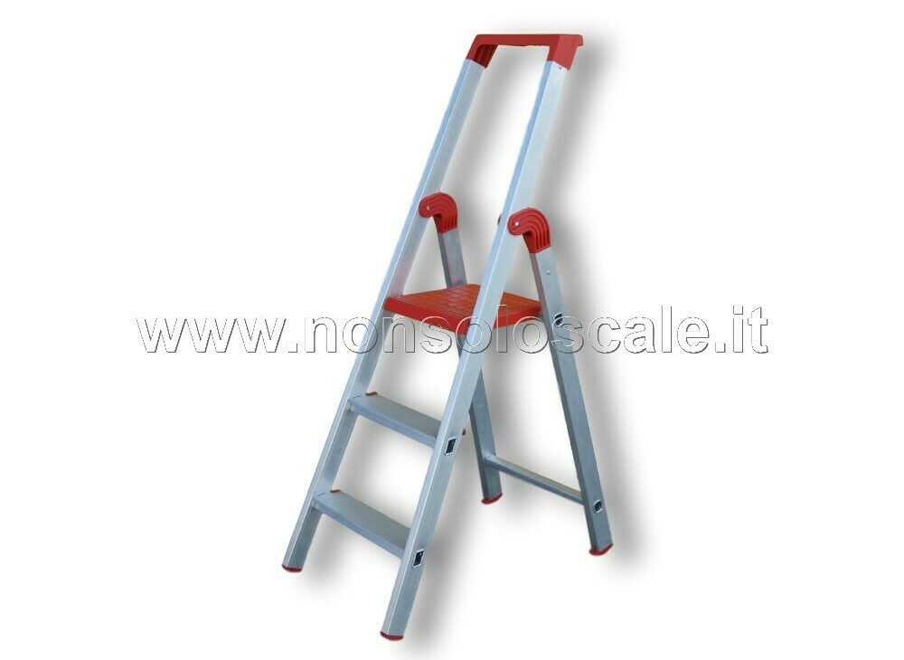 SCALA ALLUMINIO TIKAL 3 GRADINI COMPRESA PEDANA   DOIN