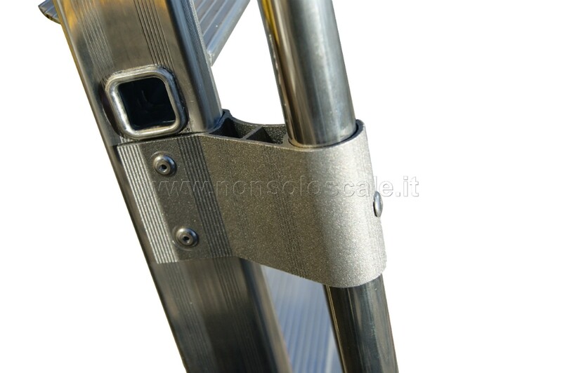 Scala in alluminio MAYORA' 5 gradini compreso pedana   FACAL
