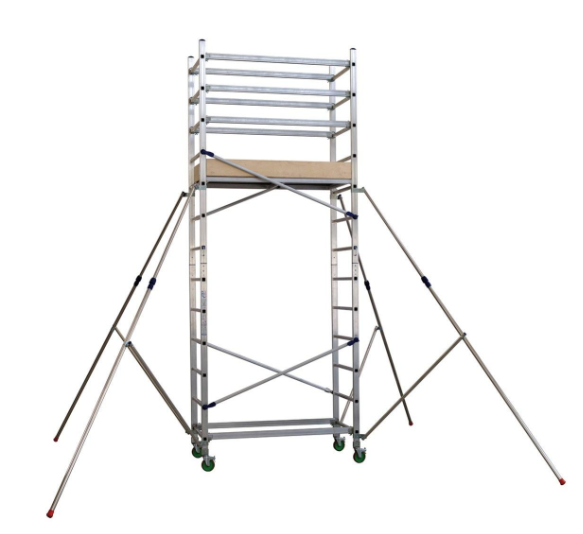 Trabattello ALTO composizione base + modulo 2 h. struttura fino a mt. 4,10   FACAL