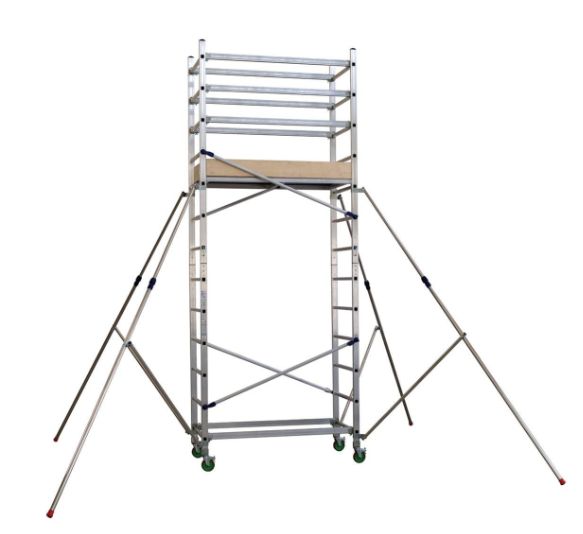 Trabattello ALTO composizione base + modulo 2 h. struttura fino a mt. 4,10   FACAL