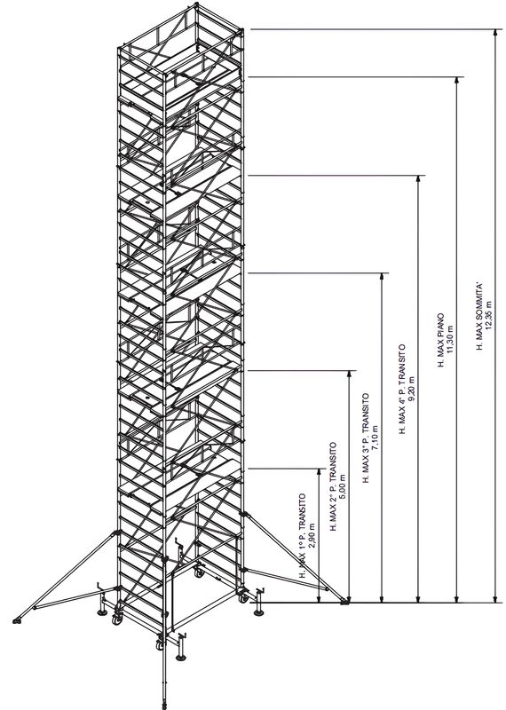 TRABATTELLO IN ACCIAIO PROFESSIONALE H MT 12,35 548EN IPPIS TRABATTELLO IN ACCIAIO PROFESSIONALE H MT 12,35 548EN IPPIS