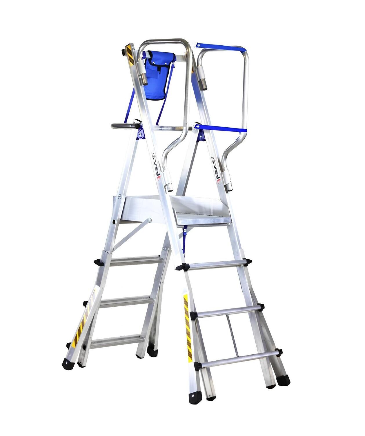 Scala alluminio TELEFLY LIGHT 4+3 GRADINI