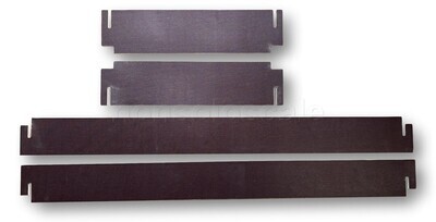 Fermapiedi Kit 4 pz (2 lunghi + 2 corti) per p. lavoro POKER FRIGERIO