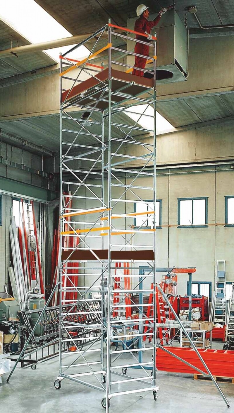 PONTEGGIO EXPORT IN ACCIAIO 200x120 EN 1004 2 ALZATE m 2,85   FRIGERIO