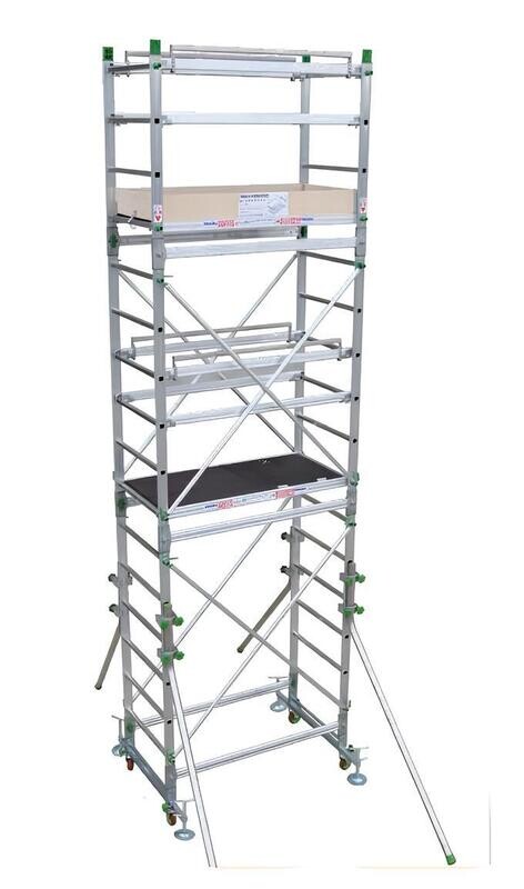 Trabattello in alluminio ALUMITO MAXI NORMA EUROPEA EN1004   FACAL