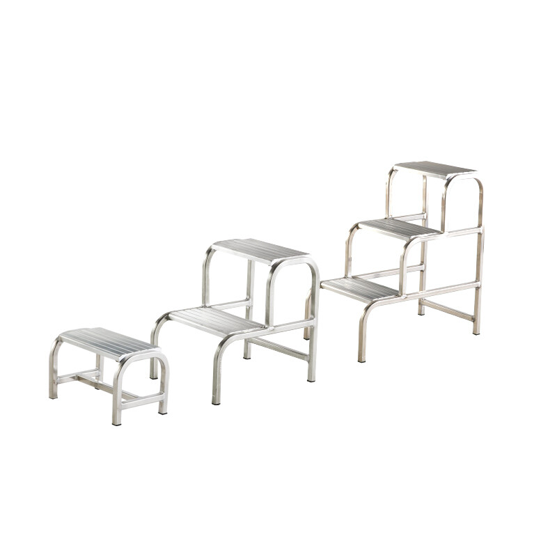 Sgabello in alluminio 3 gradini STEP STP