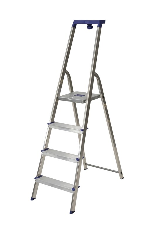 Scala in alluminio 4 gradini compreso pedana DELTA  FACAL