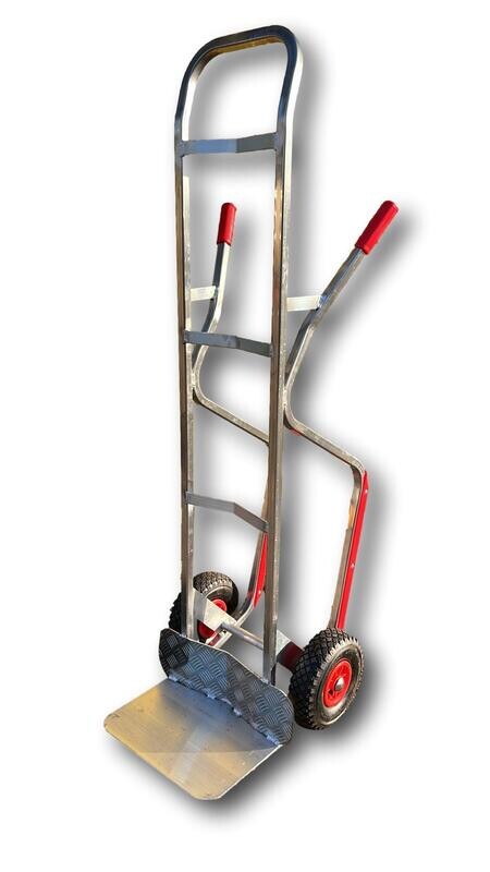 Carrello professionale in alluminio con spalla allungata con slitte   STP