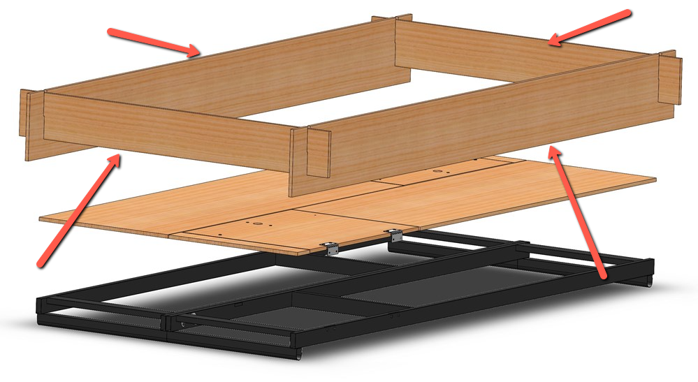 Kit fermapiedi completo 4 pz PROFESSIONAL (SVELT)