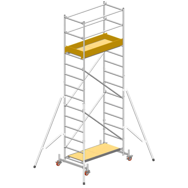 Trabattello professionale  MILLENIUM “S“ EN1004 H 4,41 SVELT