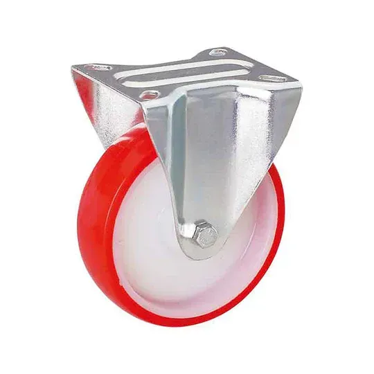 Ruota NY PU d.200 rullini supporto fisso