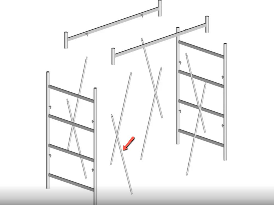 Tirante per crociera trabattello DINGO SVELT