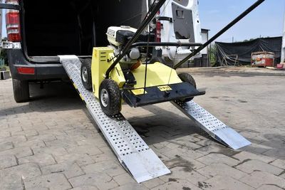Rampa alluminio miniescavatore