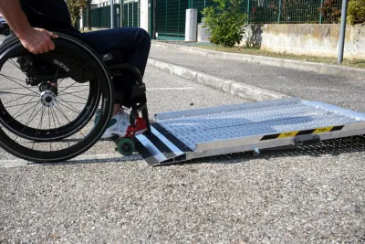 Rampa disabilità carrozzina