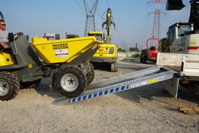 Rampa alluminio trailer automotive pick-up