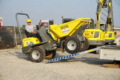 Rampe trailer miniescavatore