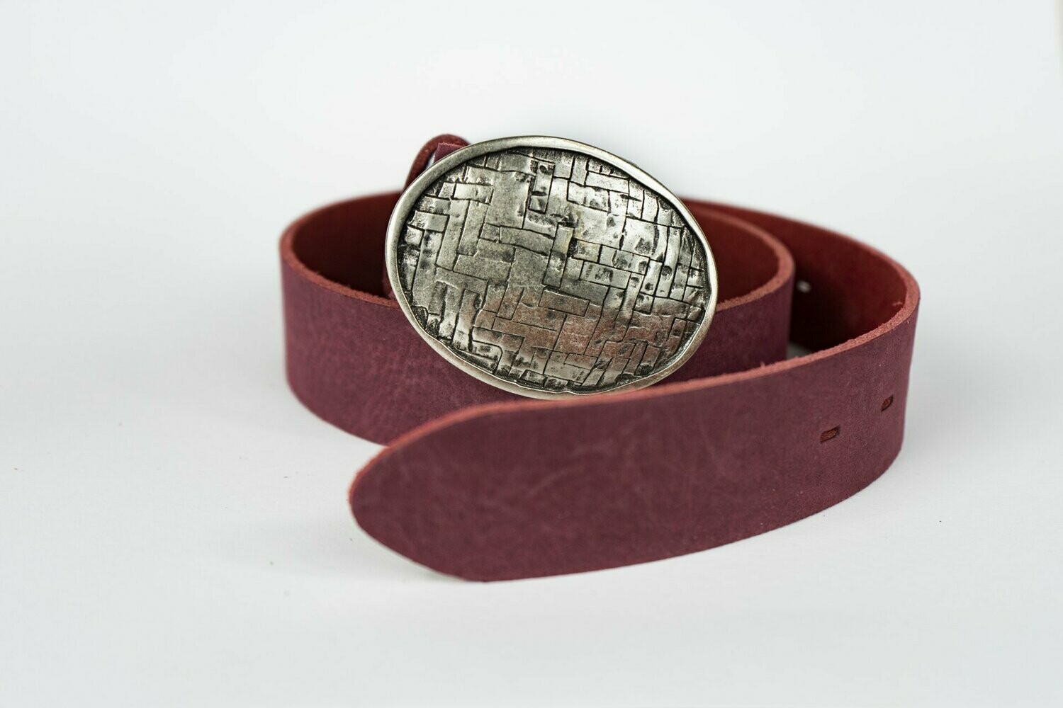 Gürtel Oxblood (ohne Schließe)