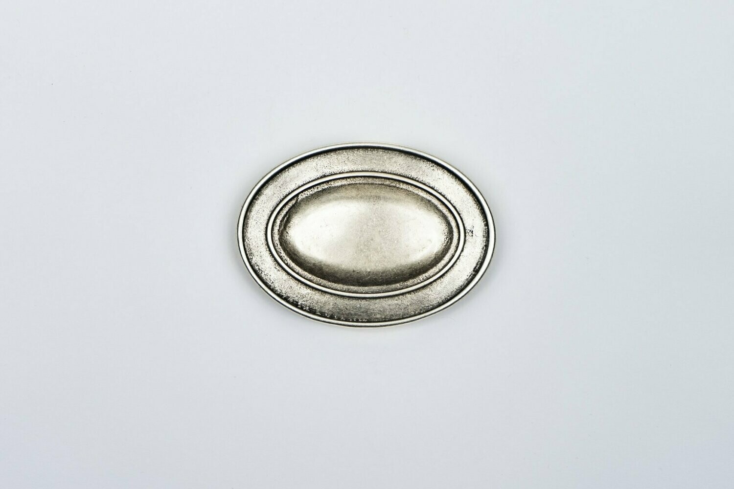 Oval gewölbt silber
