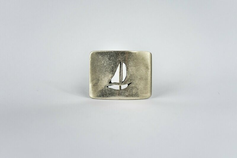 Segelschiff silber