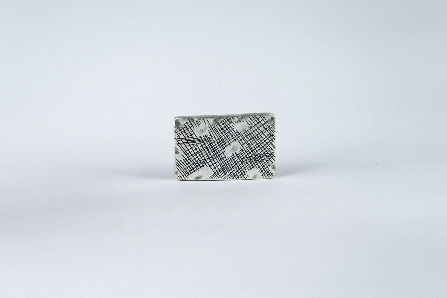 Rechteck Struktur silber