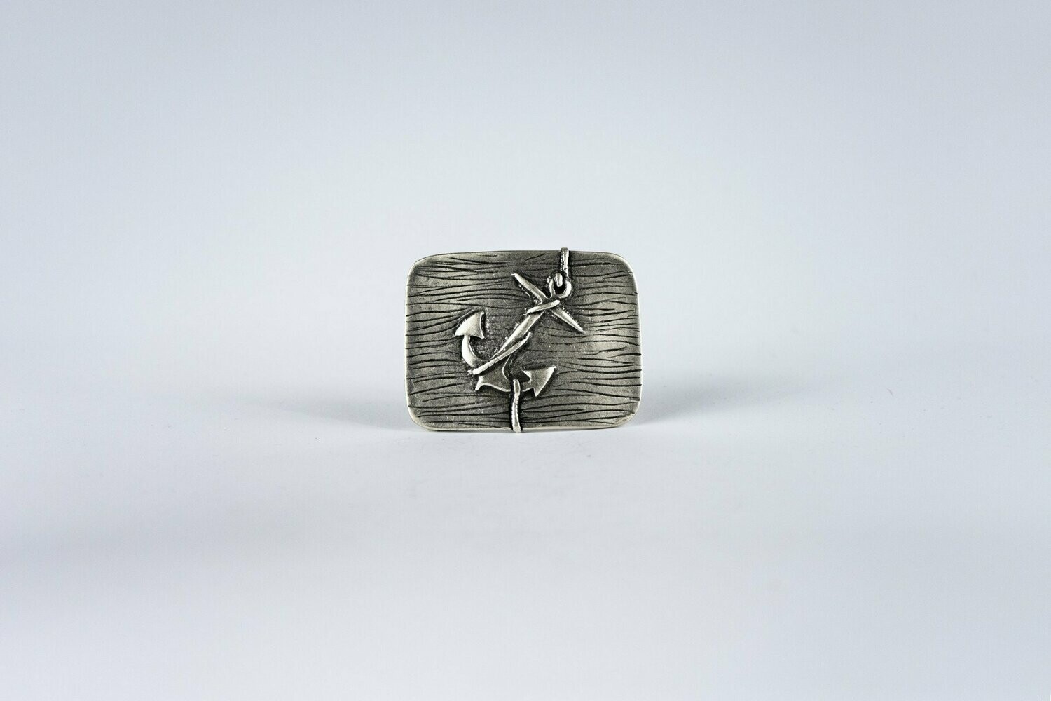 Rechteck Anker silber