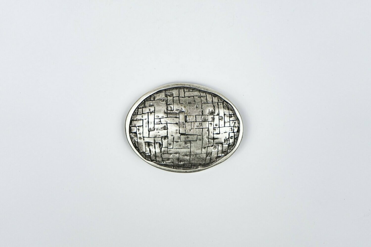 Oval gewebt silber