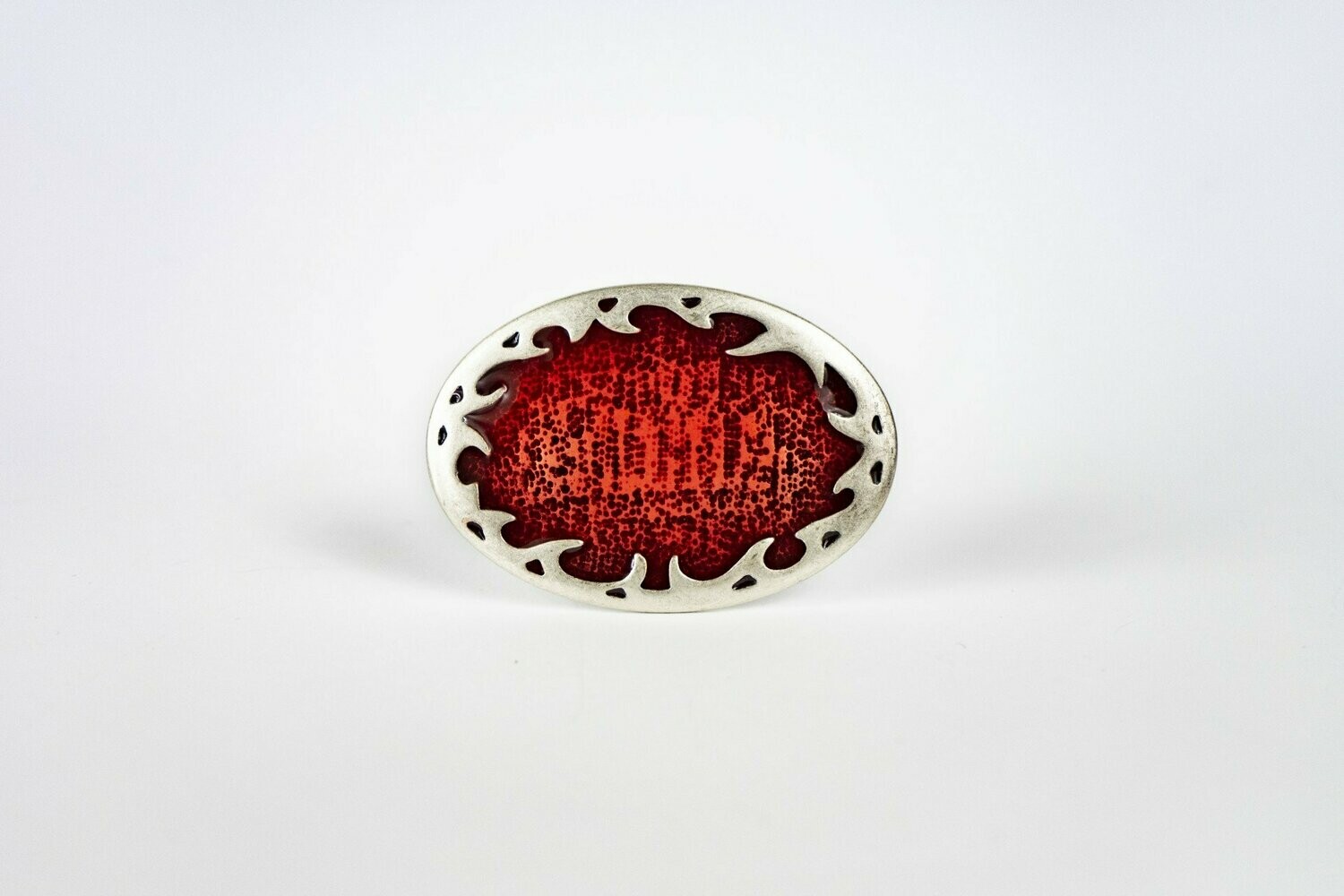 Oval Flamme rot