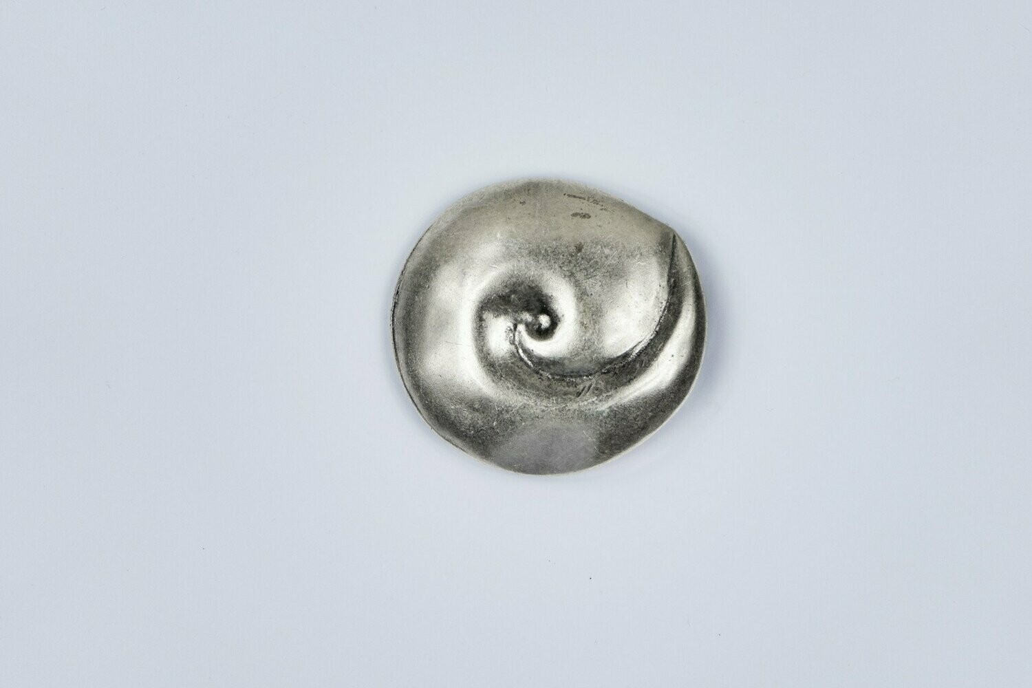 Muschel rund silber
