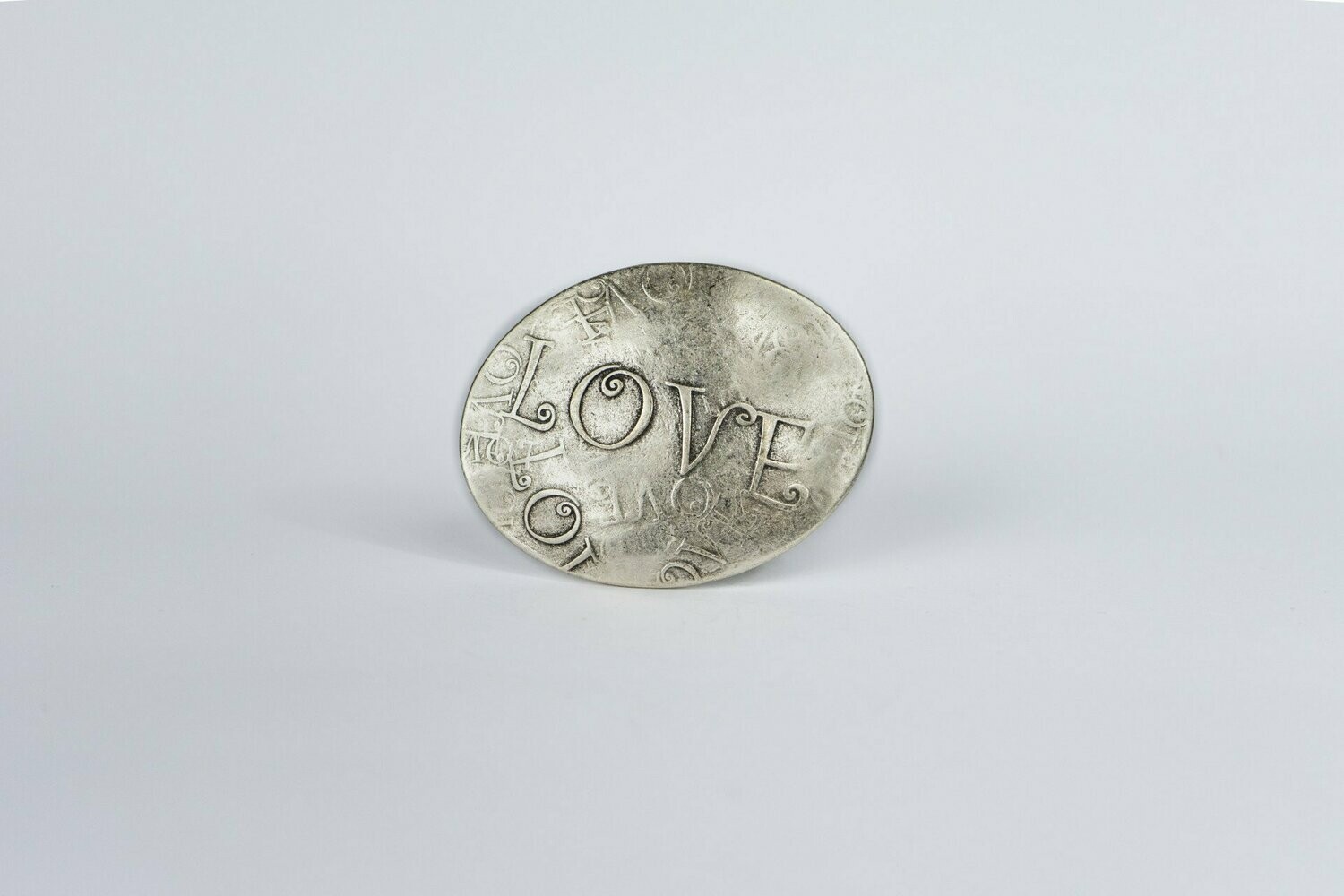 Oval Love silber