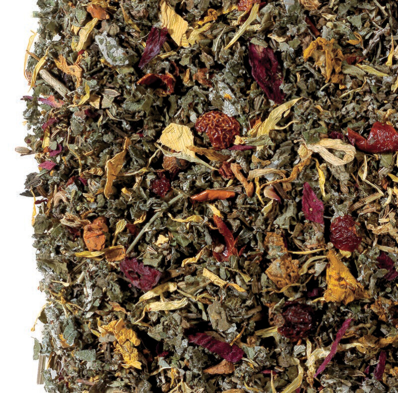 Kräuterteemischung, aromatisiert Kräuterteemischung, aromatisiert "Schietwetter Kräutertee"