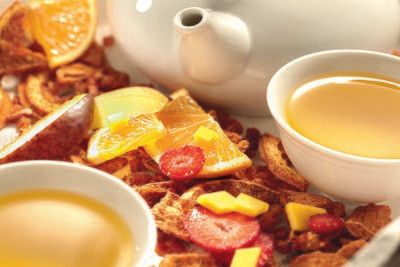 Aromatisierter Früchtetee