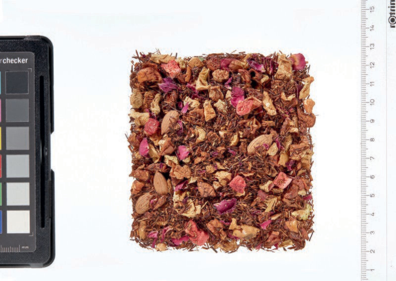 Rotbuschteemischung, aromatisiert "Erdbeer/Pfirsich/Limette"
