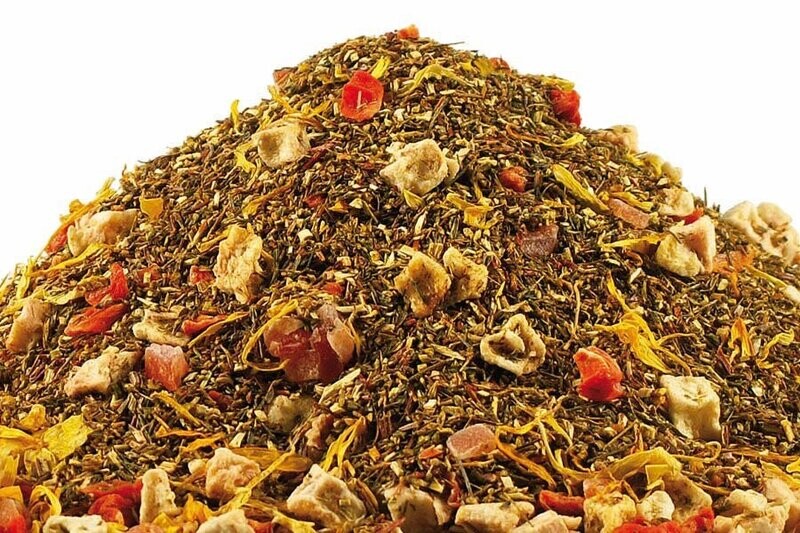 Grüner Rooibos, aromatisiert Grüner Rooibos, aromatisiert "Heißer Friese"