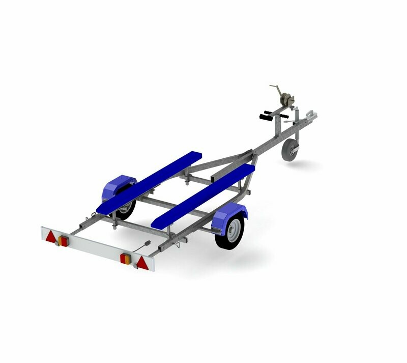 Jet ski 750 Kg bunk trailer