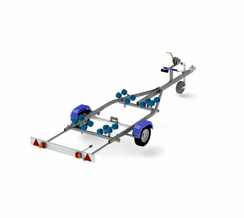 Jet ski 750 Kg roller trailer