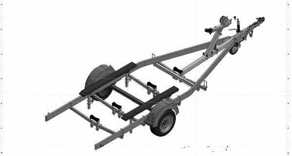 Bramber bunked trailer, 1300Kg GVW