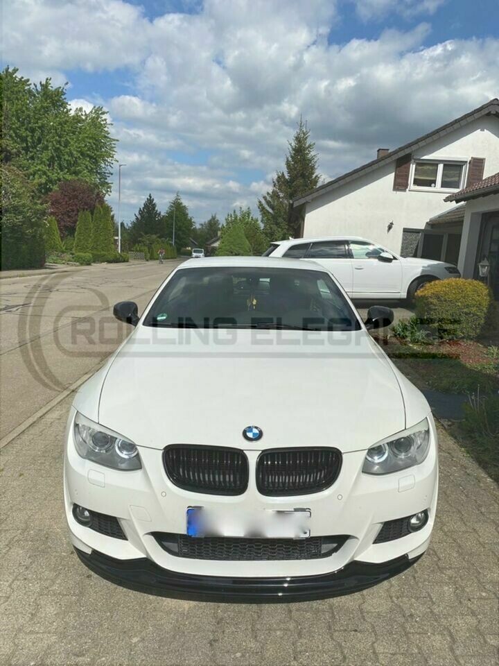 Kohle faser Auto Front stoßstange Lippen spoiler für BMW 3er E92