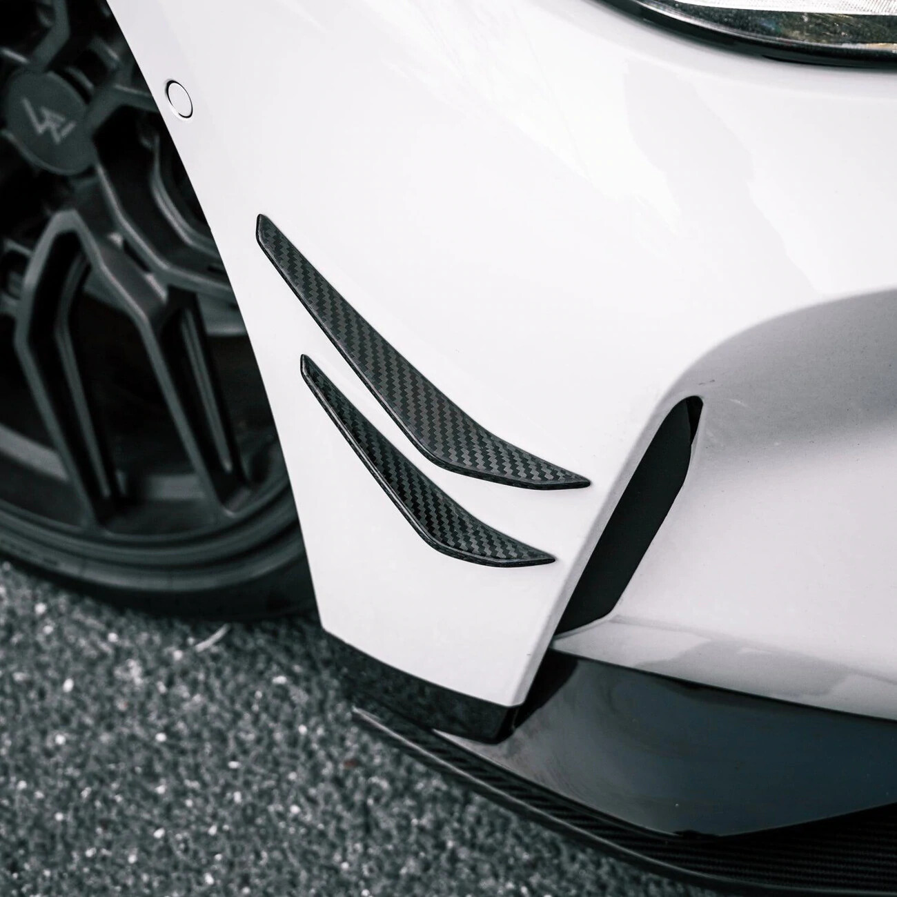 MHC PLUS CARBON Canards für BMW M3 M4 G80 & G82 Pre Preg