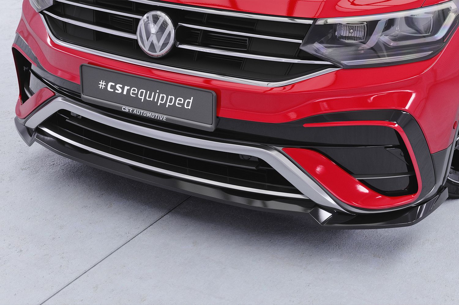 Frontspoiler | Cup-Spoilerlippe mit ABE für VW Tiguan 2 (Typ AD) Allspace CSL793