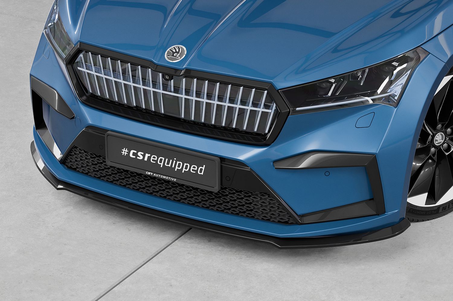 Frontspoiler | Cup-Spoilerlippe mit ABE für Skoda Enyaq CSL971