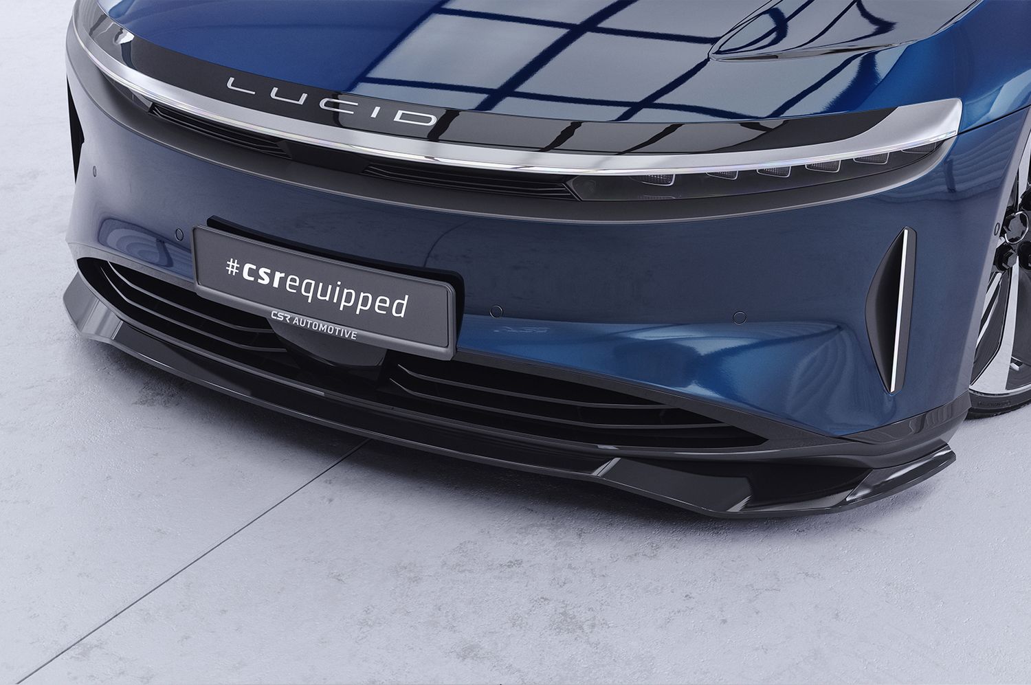 Frontspoiler | Cup-Spoilerlippe mit ABE für Lucid Air CSL983 Frontspoiler | Cup-Spoilerlippe mit ABE für Lucid Air CSL983