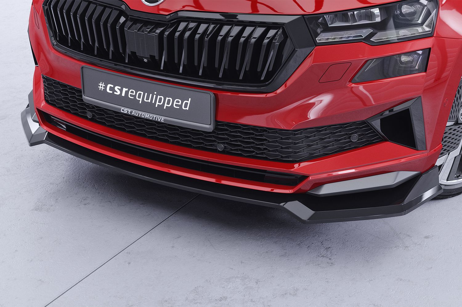 Frontspoiler | Cup-Spoilerlippe mit ABE für Skoda Karoq Sportline CSL973