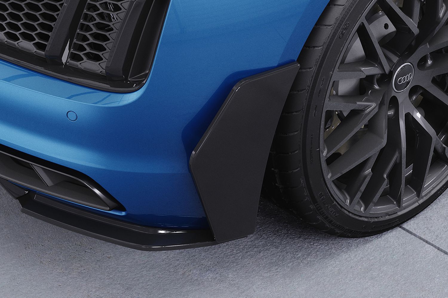 Side Blades / Side Spats mit ABE für Audi R8 (Typ 4S) BL001 Side Blades / Side Spats mit ABE für Audi R8 (Typ 4S) BL001