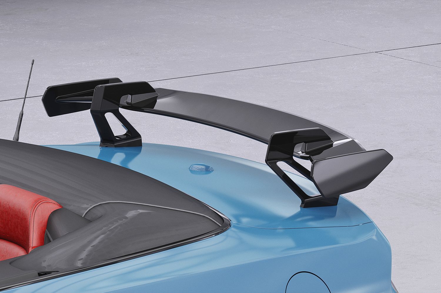 Schwanenhals Heckflügel mit ABE für Ford Mustang MK6 Cabrio SHF047 Schwanenhals Heckflügel mit ABE für Ford Mustang MK6 Cabrio SHF047