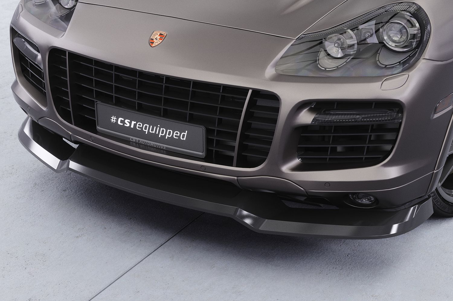 Frontspoiler | Cup-Spoilerlippe mit ABE für Porsche Cayenne (Typ 9PA) CSL849